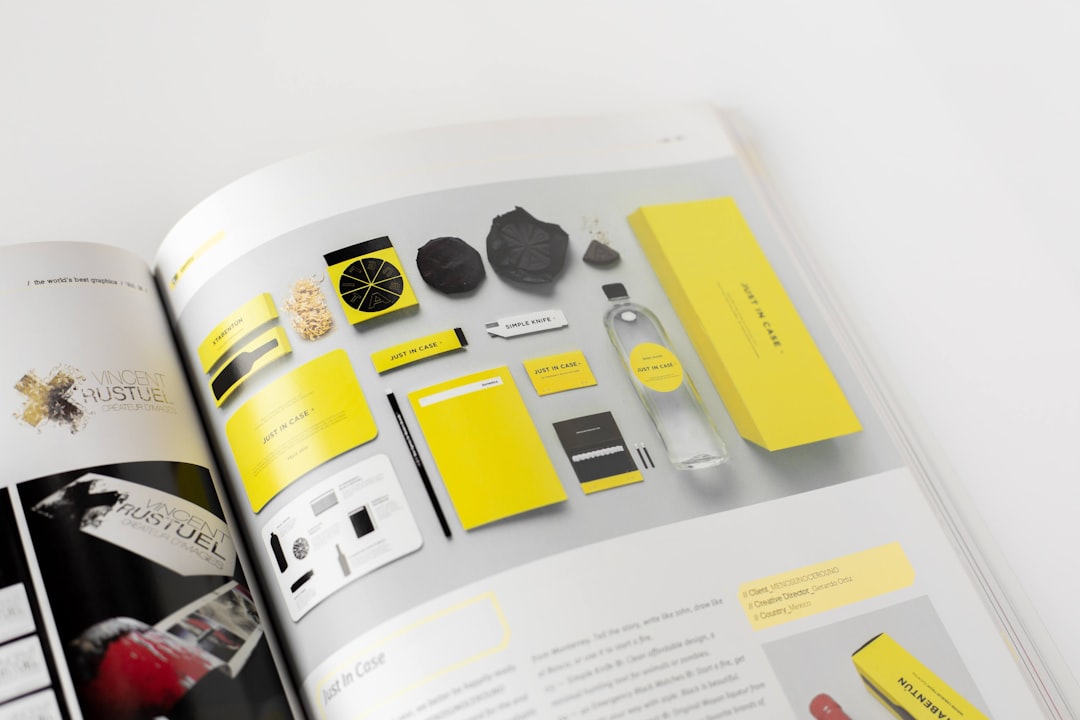 services-01 Editorial design for yellow packaging products ad published in print magazine
